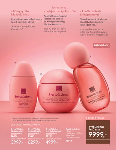 avon - Aktuális Avon szórólap érvényes keddtől 2026.09.01.-től szerdától 2026.09.30.-ig - page: 9