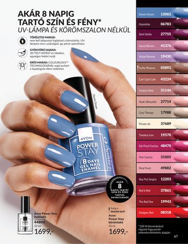 avon - Aktuális Avon szórólap érvényes keddtől 2026.09.01.-től szerdától 2026.09.30.-ig - page: 67