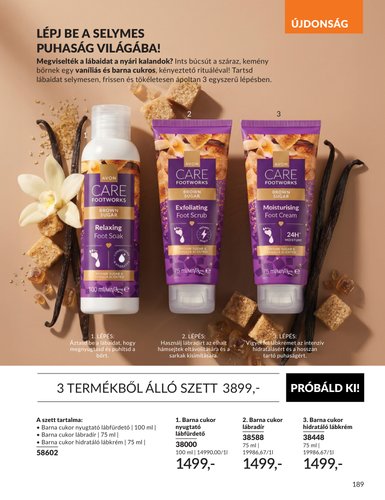 avon - Aktuális Avon szórólap érvényes keddtől 2026.09.01.-től szerdától 2026.09.30.-ig - page: 189