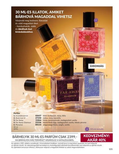 avon - Aktuális Avon szórólap érvényes keddtől 2026.09.01.-től szerdától 2026.09.30.-ig - page: 105