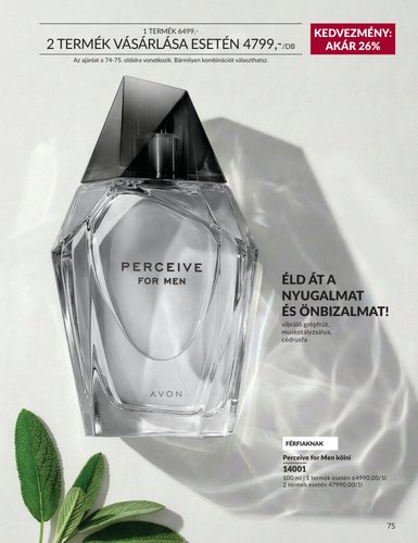 avon - Aktuális Avon szórólap érvényes keddtől 2026.09.01.-től szerdától 2026.09.30.-ig - page: 75
