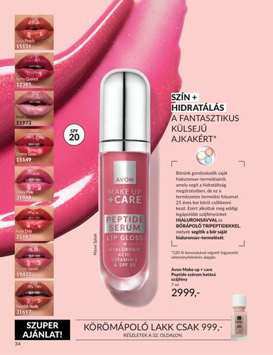 avon - Aktuális Avon szórólap érvényes keddtől 2026.09.01.-től szerdától 2026.09.30.-ig - page: 34