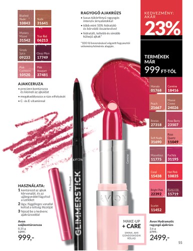 avon - Avon - Áprilisi katalógus akciós újság, érvényes 04.01. - 04.30. - page: 55 avon - Avon - Áprilisi katalógus akciós újság, érvényes 04.01. - 04.30. - page: 55