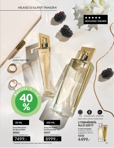 avon - Avon - Áprilisi katalógus akciós újság, érvényes 04.01. - 04.30. - page: 73 avon - Avon - Áprilisi katalógus akciós újság, érvényes 04.01. - 04.30. - page: 73