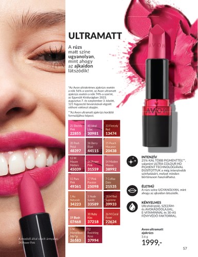 avon - Avon - Áprilisi katalógus akciós újság, érvényes 04.01. - 04.30. - page: 57 avon - Avon - Áprilisi katalógus akciós újság, érvényes 04.01. - 04.30. - page: 57