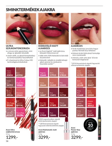 avon - Avon - Áprilisi katalógus akciós újság, érvényes 04.01. - 04.30. - page: 58 avon - Avon - Áprilisi katalógus akciós újság, érvényes 04.01. - 04.30. - page: 58