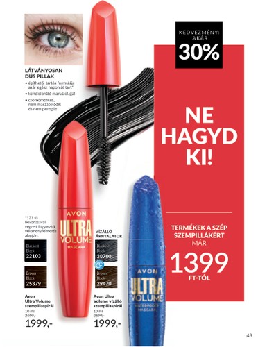 avon - Avon - Áprilisi katalógus akciós újság, érvényes 04.01. - 04.30. - page: 43 avon - Avon - Áprilisi katalógus akciós újság, érvényes 04.01. - 04.30. - page: 43