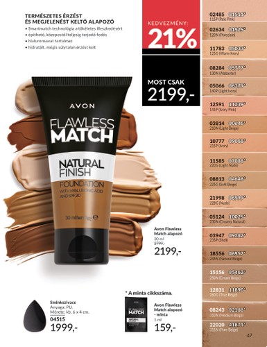 avon - Avon - Áprilisi katalógus akciós újság, érvényes 04.01. - 04.30. - page: 47 avon - Avon - Áprilisi katalógus akciós újság, érvényes 04.01. - 04.30. - page: 47