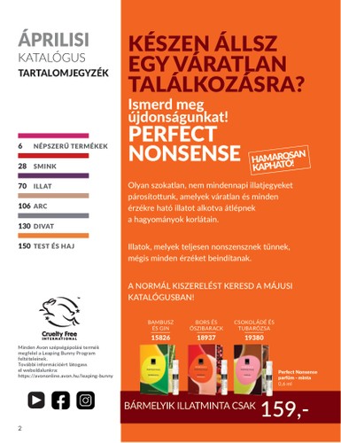 avon - Avon - Áprilisi katalógus akciós újság, érvényes 04.01. - 04.30. - page: 2 avon - Avon - Áprilisi katalógus akciós újság, érvényes 04.01. - 04.30. - page: 2