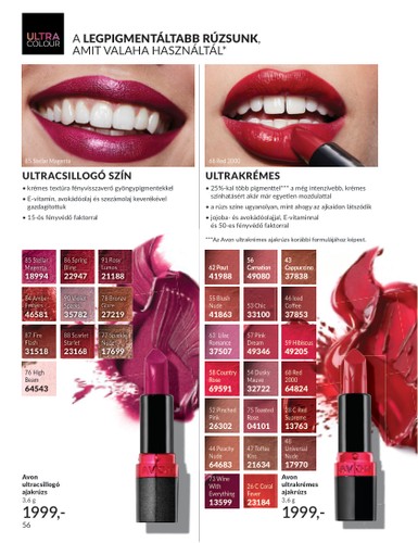 avon - Avon - Áprilisi katalógus akciós újság, érvényes 04.01. - 04.30. - page: 56 avon - Avon - Áprilisi katalógus akciós újság, érvényes 04.01. - 04.30. - page: 56