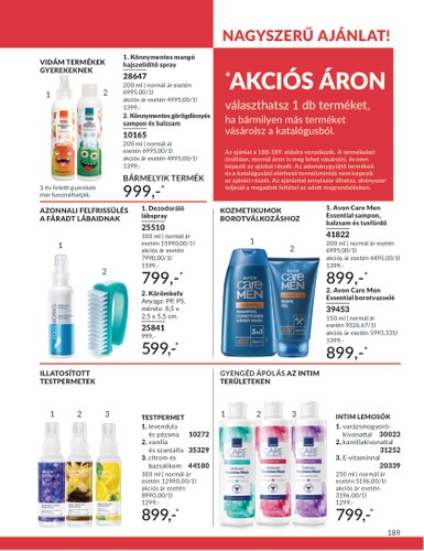 avon - Avon - Áprilisi katalógus akciós újság, érvényes 04.01. - 04.30. - page: 188 avon - Avon - Áprilisi katalógus akciós újság, érvényes 04.01. - 04.30. - page: 188