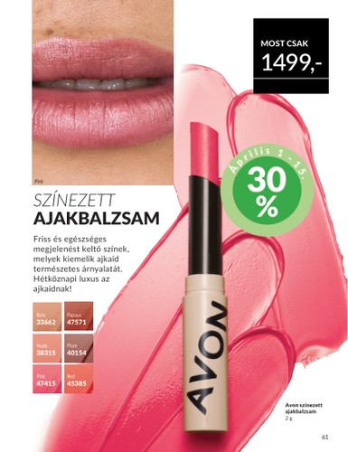 avon - Avon - Áprilisi katalógus akciós újság, érvényes 04.01. - 04.30. - page: 61 avon - Avon - Áprilisi katalógus akciós újság, érvényes 04.01. - 04.30. - page: 61