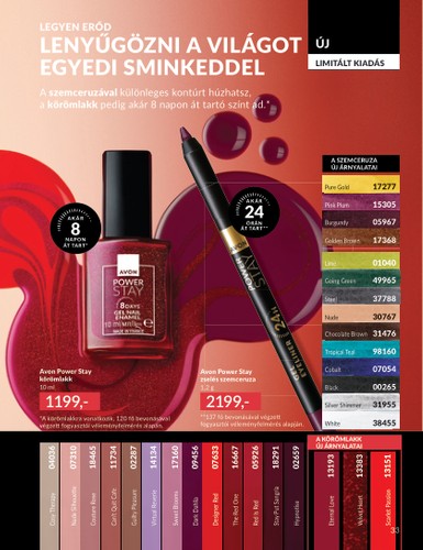 avon - Avon - Áprilisi katalógus akciós újság, érvényes 04.01. - 04.30. - page: 33 avon - Avon - Áprilisi katalógus akciós újság, érvényes 04.01. - 04.30. - page: 33