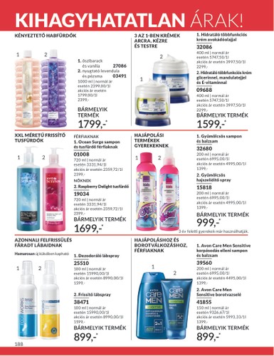 avon - Avon akciós újság, érvényes 05.01. - 05.31. - page: 188 avon - Avon akciós újság, érvényes 05.01. - 05.31. - page: 188