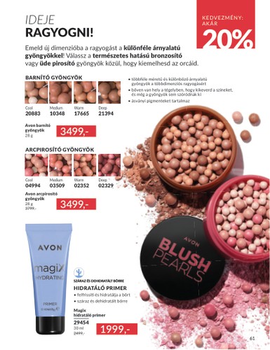 avon - Avon akciós újság, érvényes 05.01. - 05.31. - page: 61 avon - Avon akciós újság, érvényes 05.01. - 05.31. - page: 61