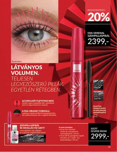 avon - Avon akciós újság, érvényes 08.01. - 08.31. - page: 45