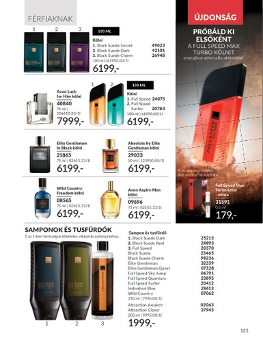 avon - Avon akciós újság, érvényes 09.01. - 09.30. - page: 125 avon - Avon akciós újság, érvényes 09.01. - 09.30. - page: 125