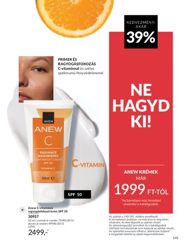 avon - Avon akciós újság, érvényes 09.01. - 09.30. - page: 141 avon - Avon akciós újság, érvényes 09.01. - 09.30. - page: 141