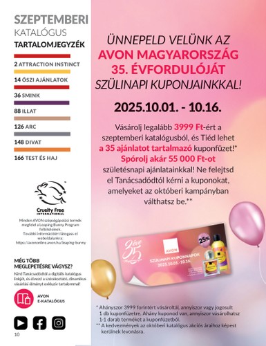 avon - Avon akciós újság, érvényes 09.01. - 09.30. - page: 10 avon - Avon akciós újság, érvényes 09.01. - 09.30. - page: 10