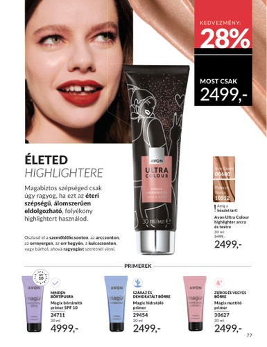 avon - Avon akciós újság, érvényes 10.01. - 10.31. - page: 77