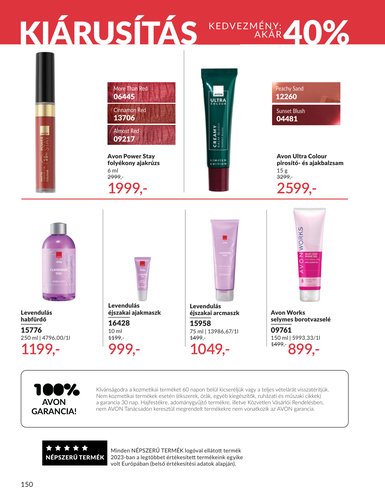 avon - Avon akciós újság, érvényes 2026.02.01. - 2026.02.28. - page: 150