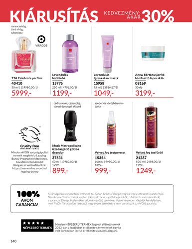 avon - Avon akciós újság, érvényes 2026.03.01. - 2026.03.31. - page: 140