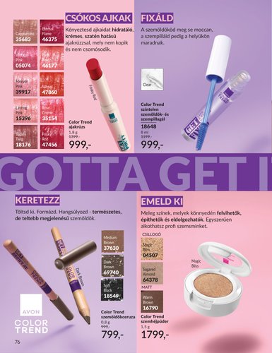avon - Avon akciós újság, érvényes 2026.03.01. - 2026.03.31. - page: 76