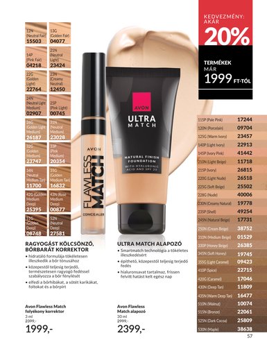 avon - Avon akciós újság, érvényes 2026.03.01. - 2026.03.31. - page: 57