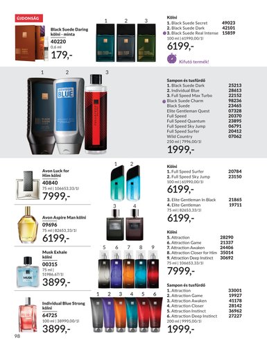 avon - Aktuális Avon szórólap érvényes péntektől 2026.05.01.-től vasárnaptól 2026.05.31.-ig - page: 98