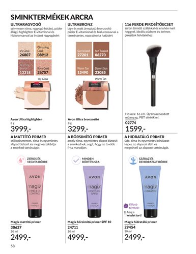 avon - Aktuális Avon szórólap érvényes péntektől 2026.05.01.-től vasárnaptól 2026.05.31.-ig - page: 58