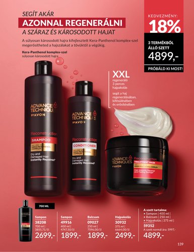 avon - Aktuális Avon szórólap érvényes péntektől 2026.05.01.-től vasárnaptól 2026.05.31.-ig - page: 139