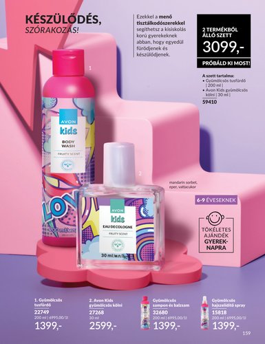 avon - Aktuális Avon szórólap érvényes péntektől 2026.05.01.-től vasárnaptól 2026.05.31.-ig - page: 159