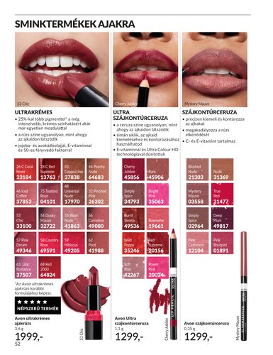 avon - Aktuális Avon szórólap érvényes péntektől 2026.05.01.-től vasárnaptól 2026.05.31.-ig - page: 52