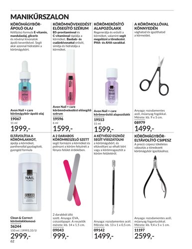 avon - Aktuális Avon szórólap érvényes péntektől 2026.05.01.-től vasárnaptól 2026.05.31.-ig - page: 62
