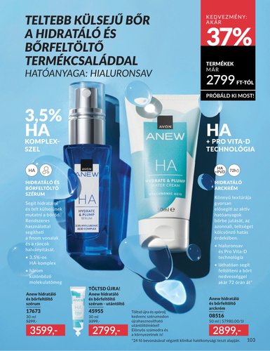 avon - Aktuális Avon szórólap érvényes péntektől 2026.05.01.-től vasárnaptól 2026.05.31.-ig - page: 103