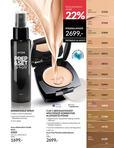 avon - Aktuális Avon szórólap érvényes péntektől 2026.05.01.-től vasárnaptól 2026.05.31.-ig - page: 57