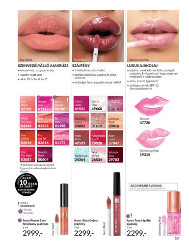avon - Aktuális Avon szórólap érvényes péntektől 2026.05.01.-től vasárnaptól 2026.05.31.-ig - page: 53