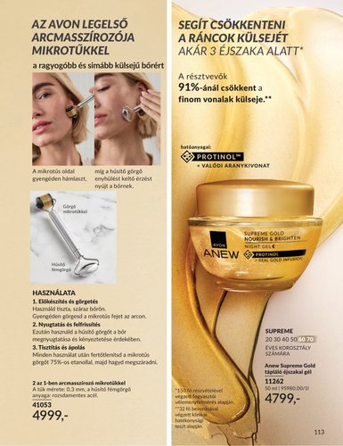 avon - Aktuális Avon szórólap érvényes péntektől 2026.05.01.-től vasárnaptól 2026.05.31.-ig - page: 113