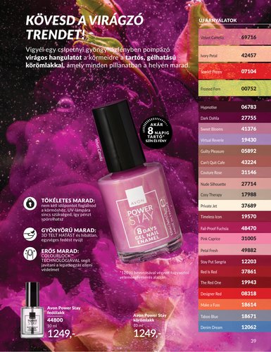 avon - Aktuális Avon szórólap érvényes péntektől 2026.05.01.-től vasárnaptól 2026.05.31.-ig - page: 39