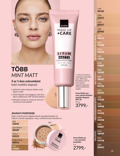 avon - Aktuális Avon szórólap érvényes péntektől 2026.05.01.-től vasárnaptól 2026.05.31.-ig - page: 59
