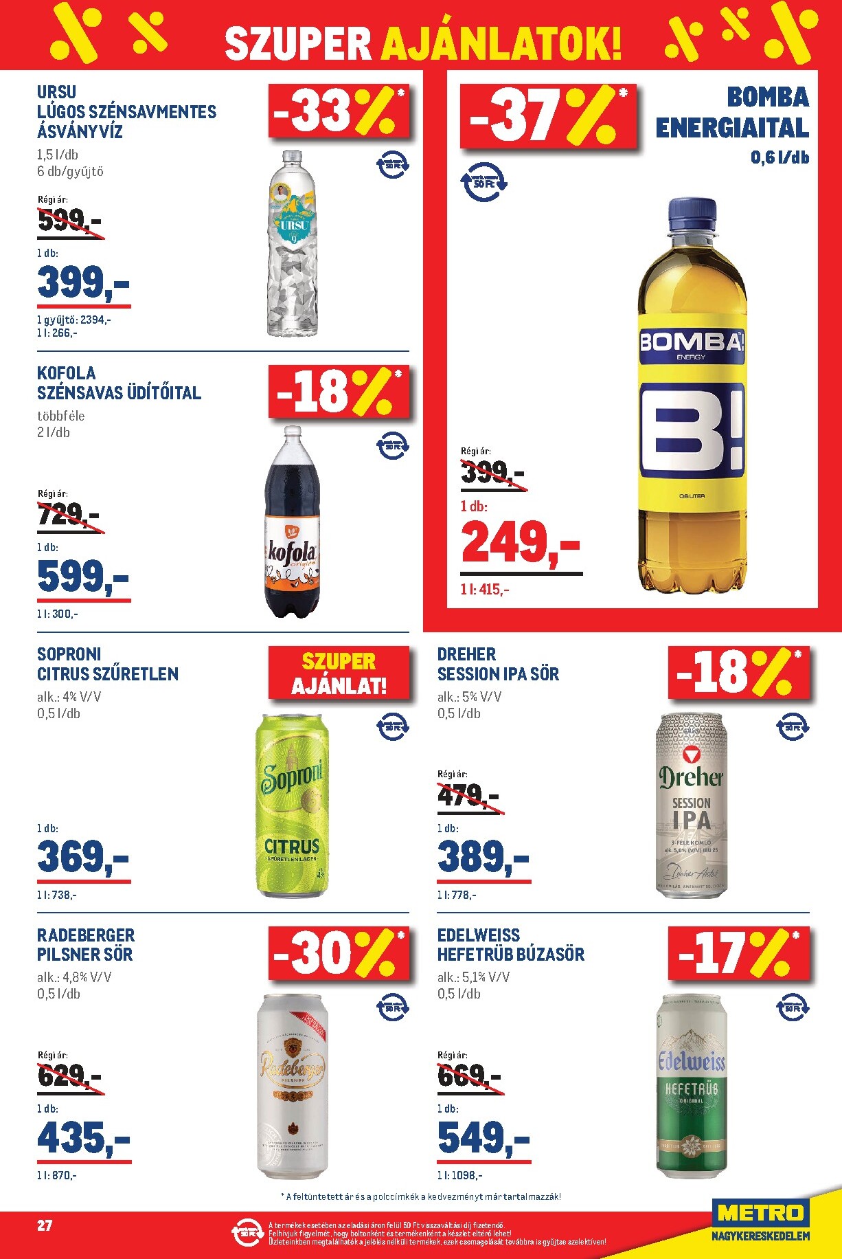 metro - Aktuális Metro szórólap érvényes szombattól 2026.08.01.-től hétfőtől 2026.08.31.-ig - page: 27