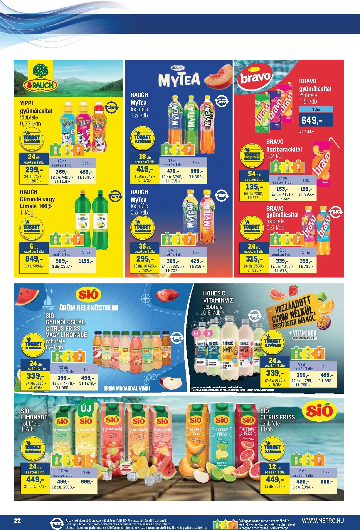 metro - Aktuális Metro - Márkák katalógus szórólap érvényes szombattól 2026.08.01.-től vasárnaptól 2026.08.16.-ig - page: 22