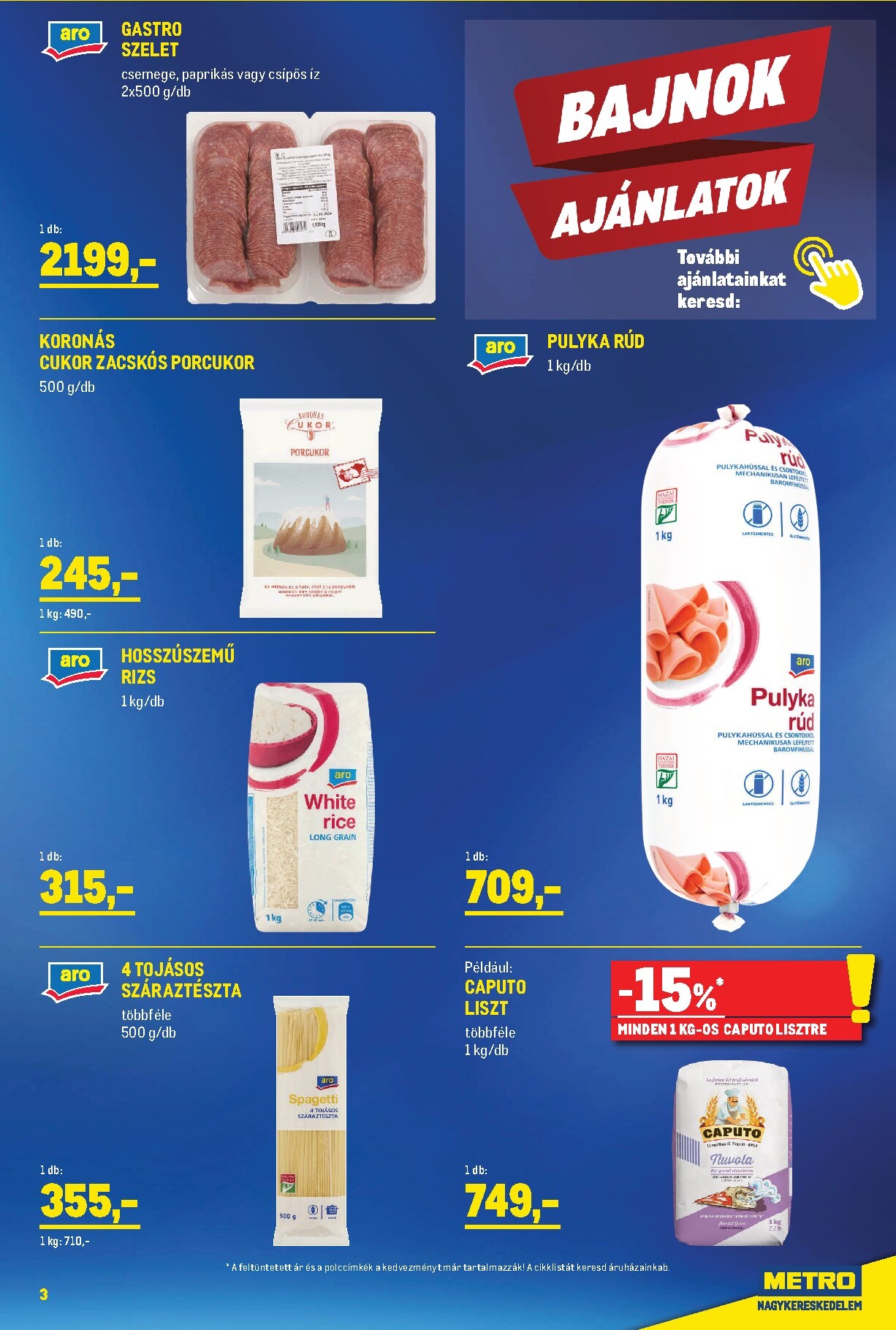 metro - A jövőbeli Metro akciós újság csütörtöktől 2026.10.01.-tól szombattól 2026.10.31.-ig érvényes. - page: 3