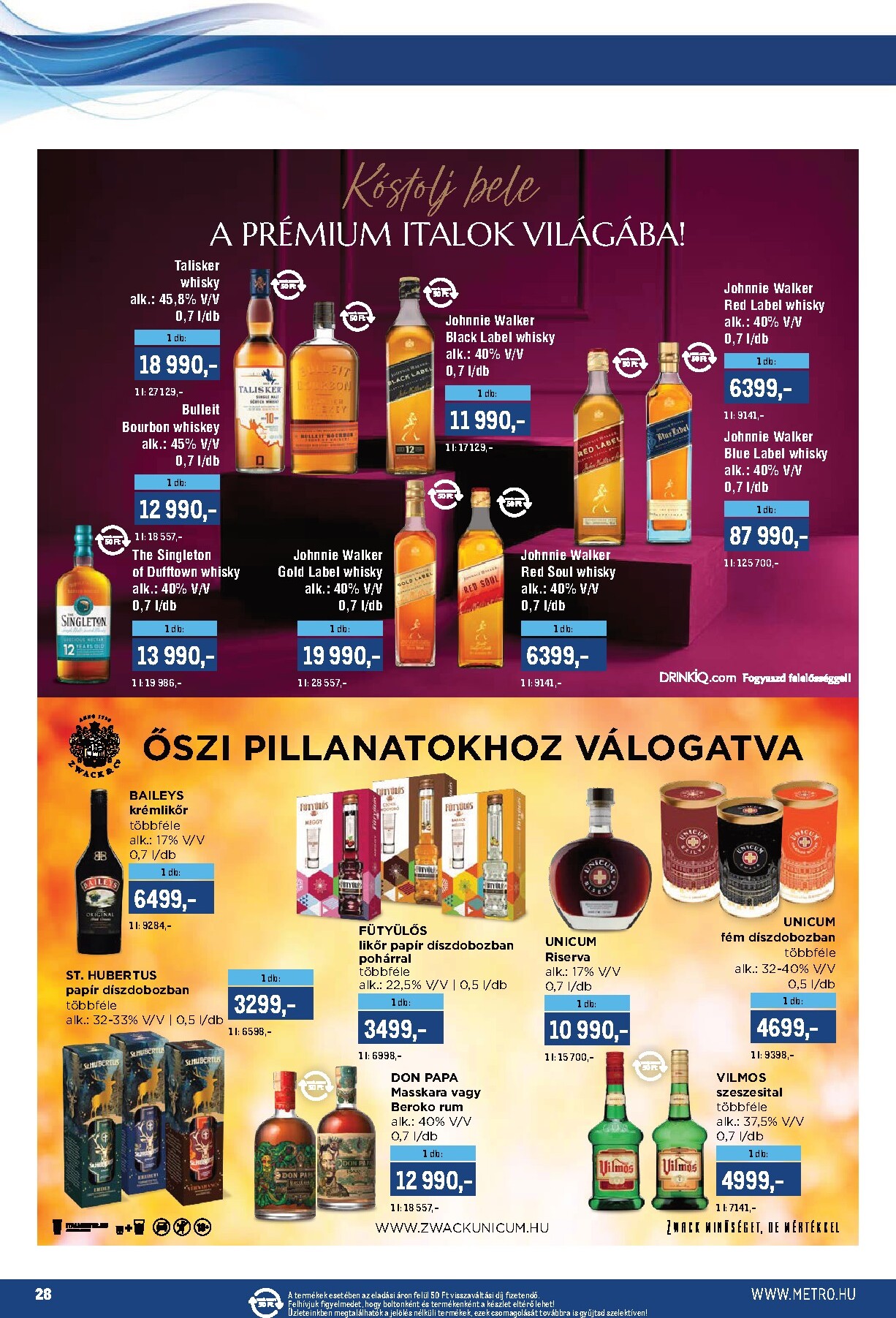 metro - Aktuális Metro - Márkák katalógus szórólap érvényes péntektől 2026.10.16.-től szombattól 2026.10.31.-ig - page: 28