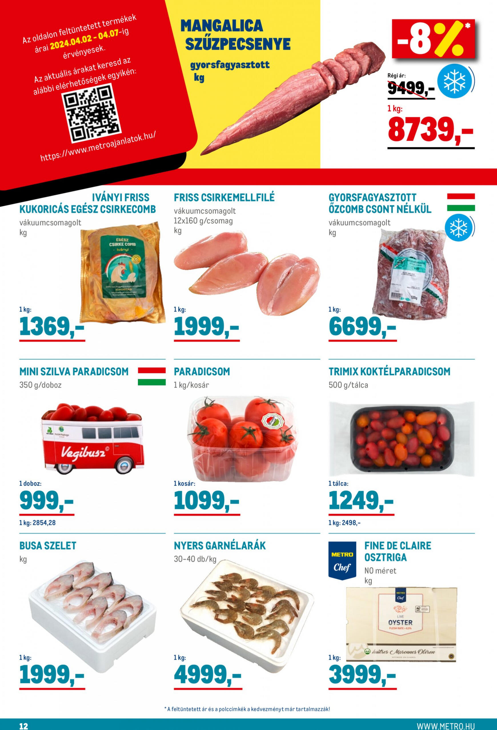 metro - Aktuális újság Metro - Élelmiszer és Szezonális ajánlataink Kiskereskedőknek 04.02. - 04.30. - page: 12