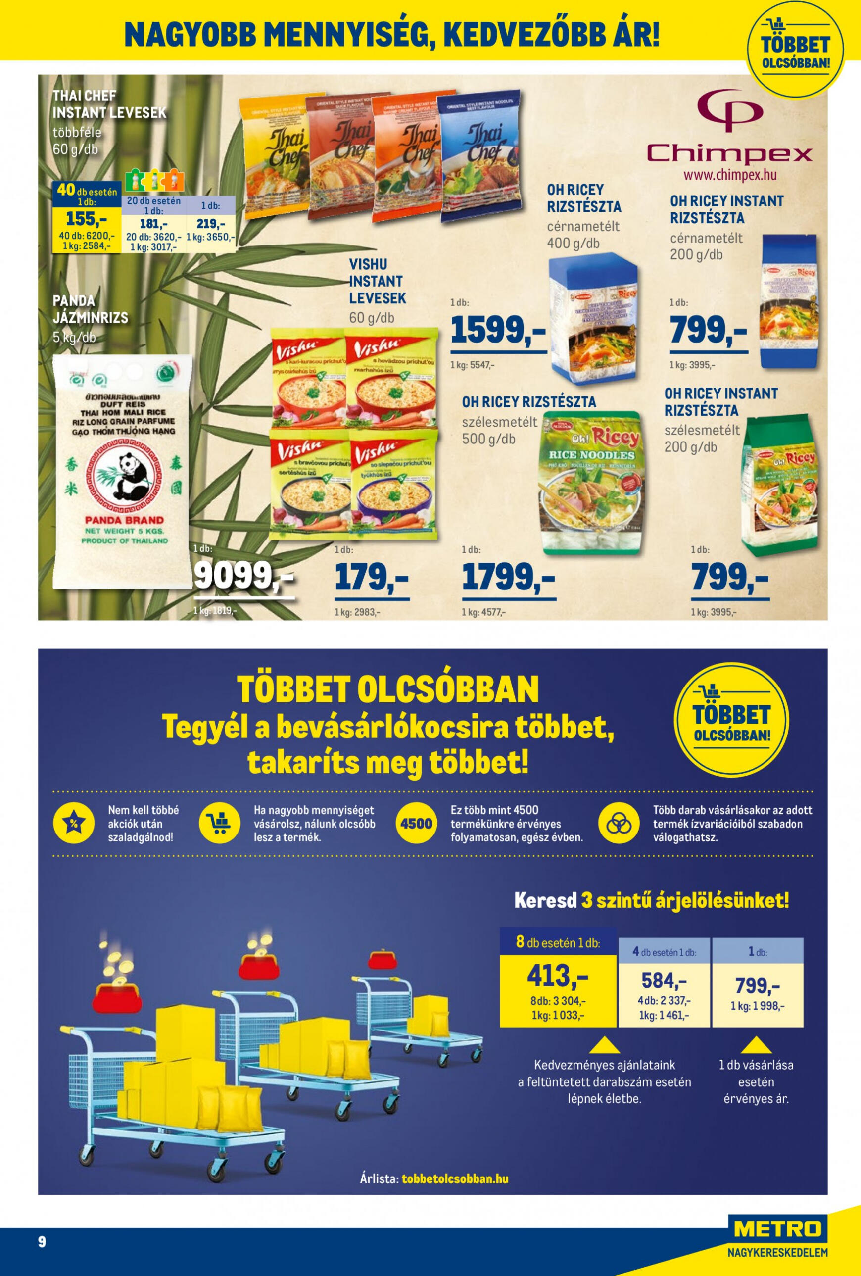 metro - Aktuális újság Metro - Élelmiszer és Szezonális Ajánlataink Kiskereskedőknek 05.02. - 05.31. - page: 9