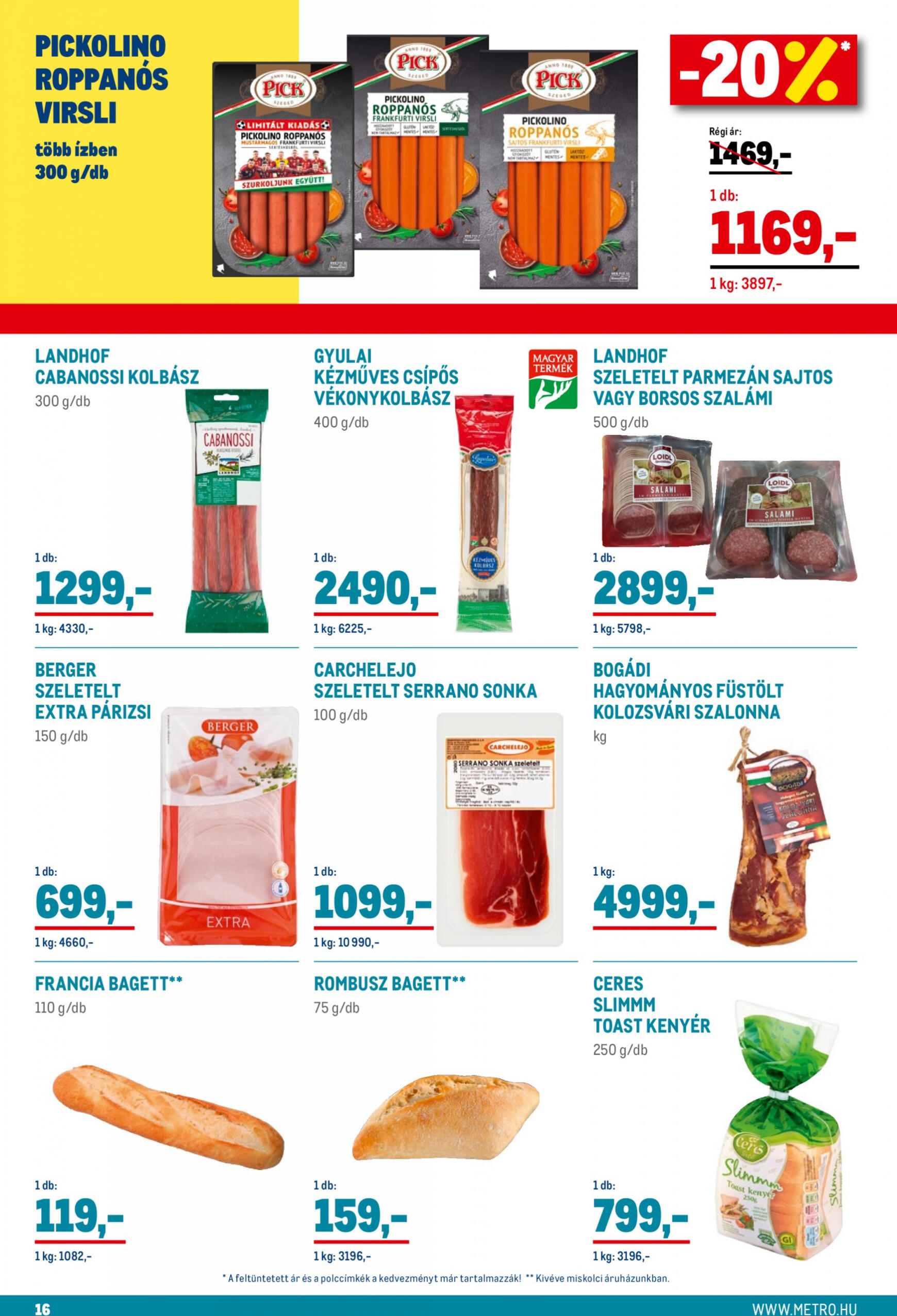 metro - Aktuális újság Metro - Élelmiszer és Szezonális Ajánlataink Kiskereskedőknek 05.02. - 05.31. - page: 16