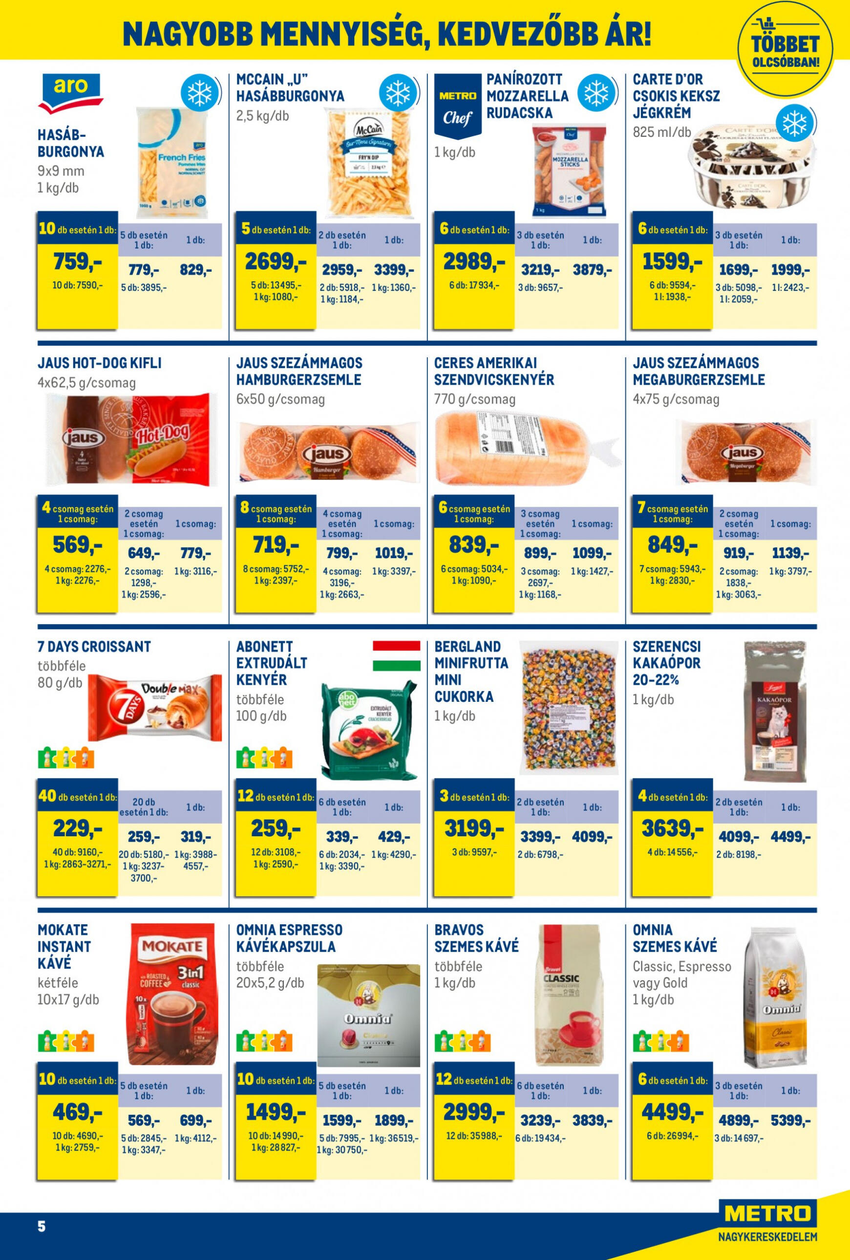 metro - Aktuális újság Metro - Élelmiszer és Szezonális Ajánlataink Kiskereskedőnek 07.01. - 07.31. - page: 5