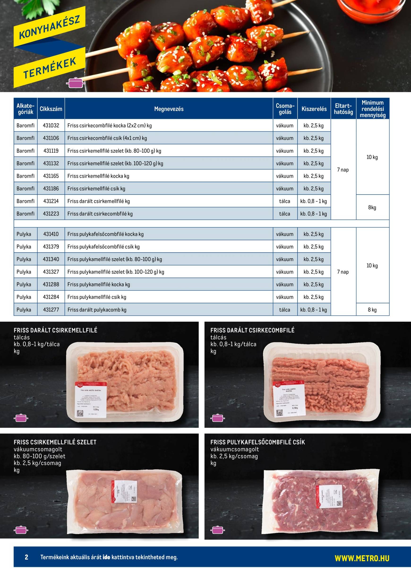 metro - Metro - Friss húsok akciós újság érvényes 08.01. - 10.17. - page: 2