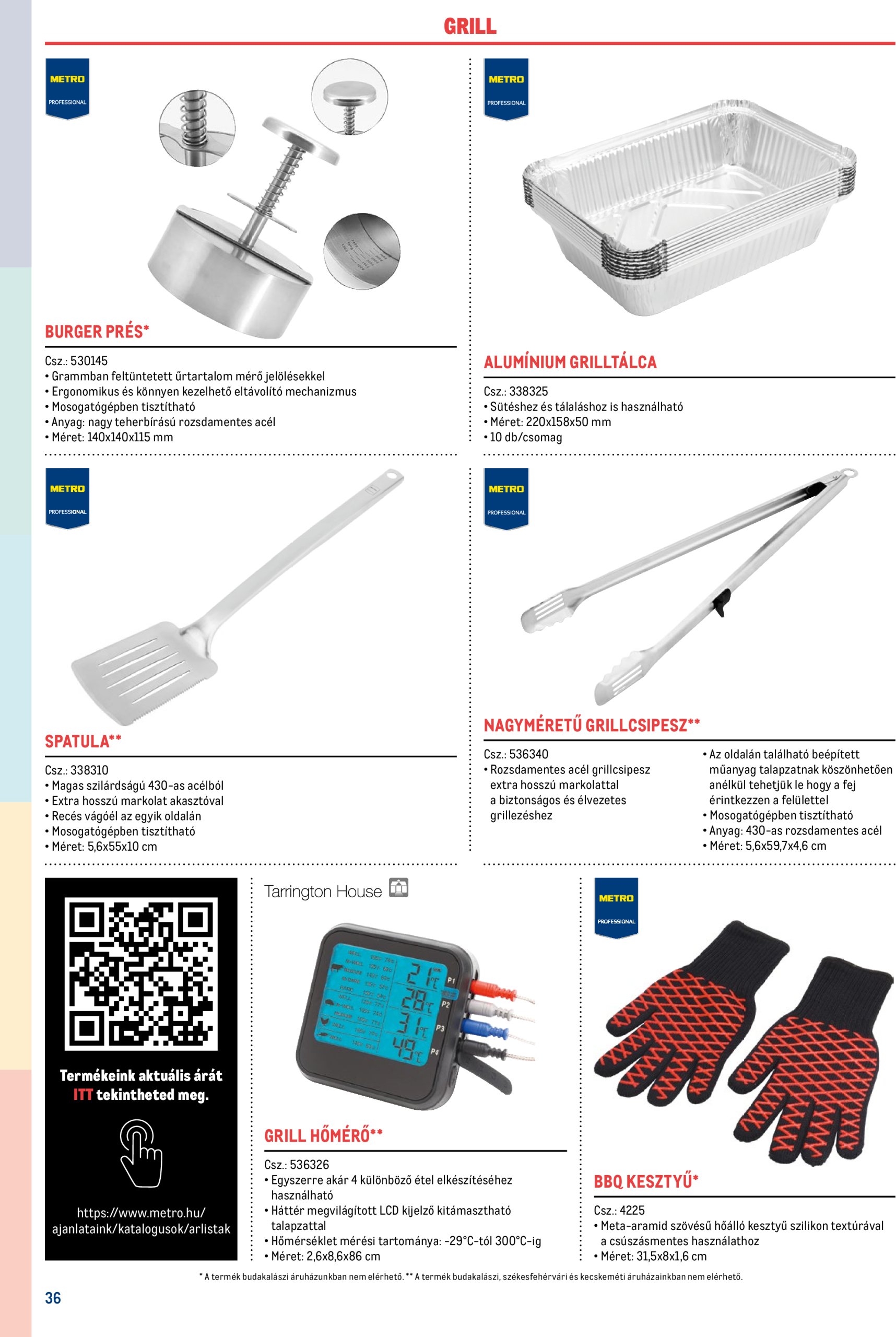 metro - Metro - Gasztro szezon katalógus akciós újság, érvényes 02.17. - 06.30. - page: 36